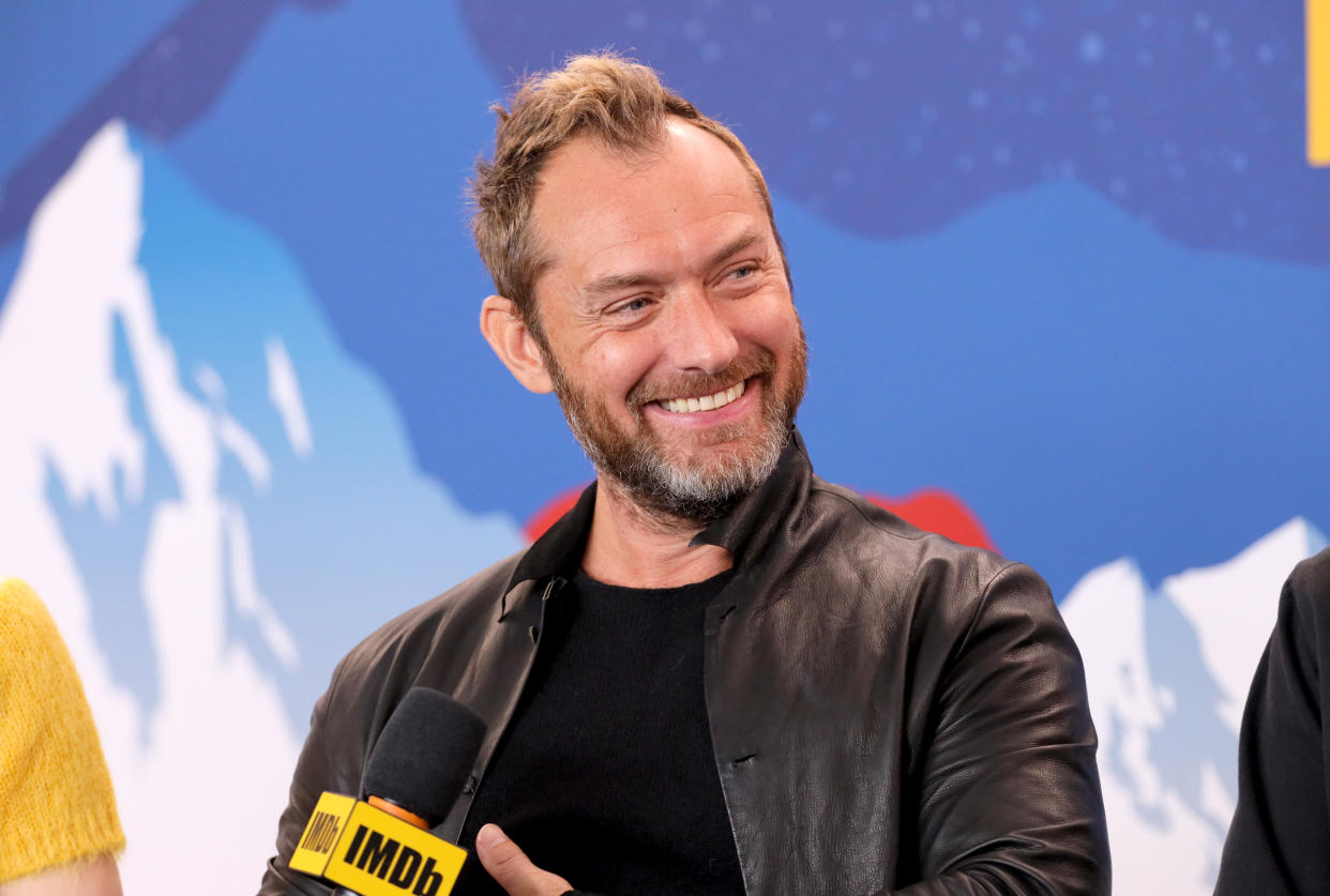 Jude Law of 'The Nest' attends the IMDb Studio at Acura Festival Village on location at the 2020 Sundance Film Festival – Day 3 on January 26, 2020 in Park City, Utah. (Photo by Rich Polk/Getty Images for IMDb)