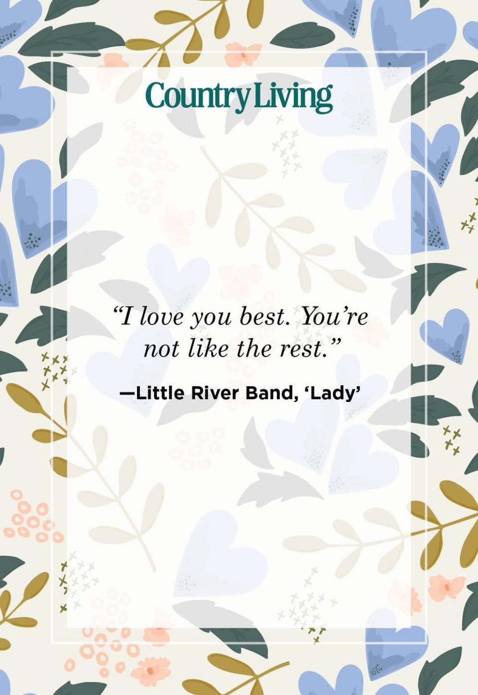 2) Little River Band, 'Lady'