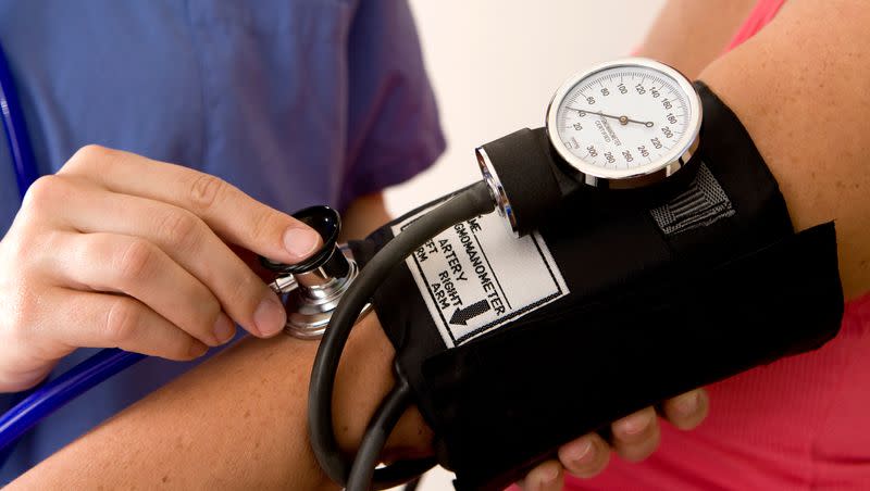 Keeping an eye on your blood pressure is a good health care practice.