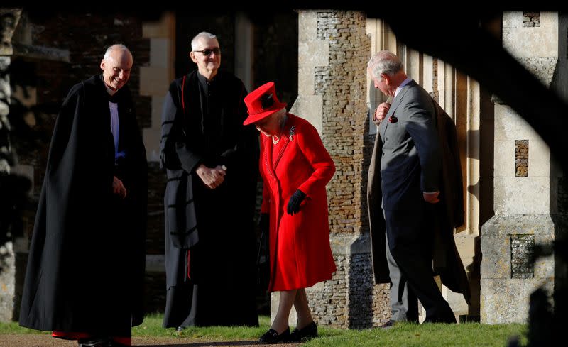 Royal Family's Christmas Day service on the Sandringham estate in eastern England