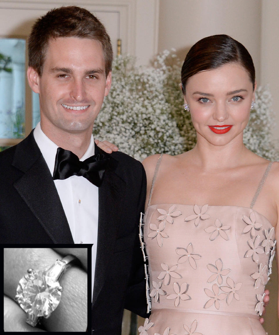 Miranda Kerr and Evan Spiegel