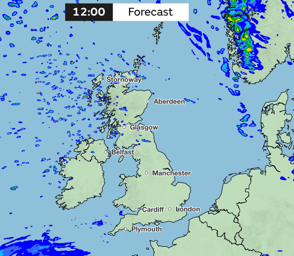 Rainfall has eased in the UK but northern areas experienced flooding as Storm Jocelyn swept across the country. (Met Office)