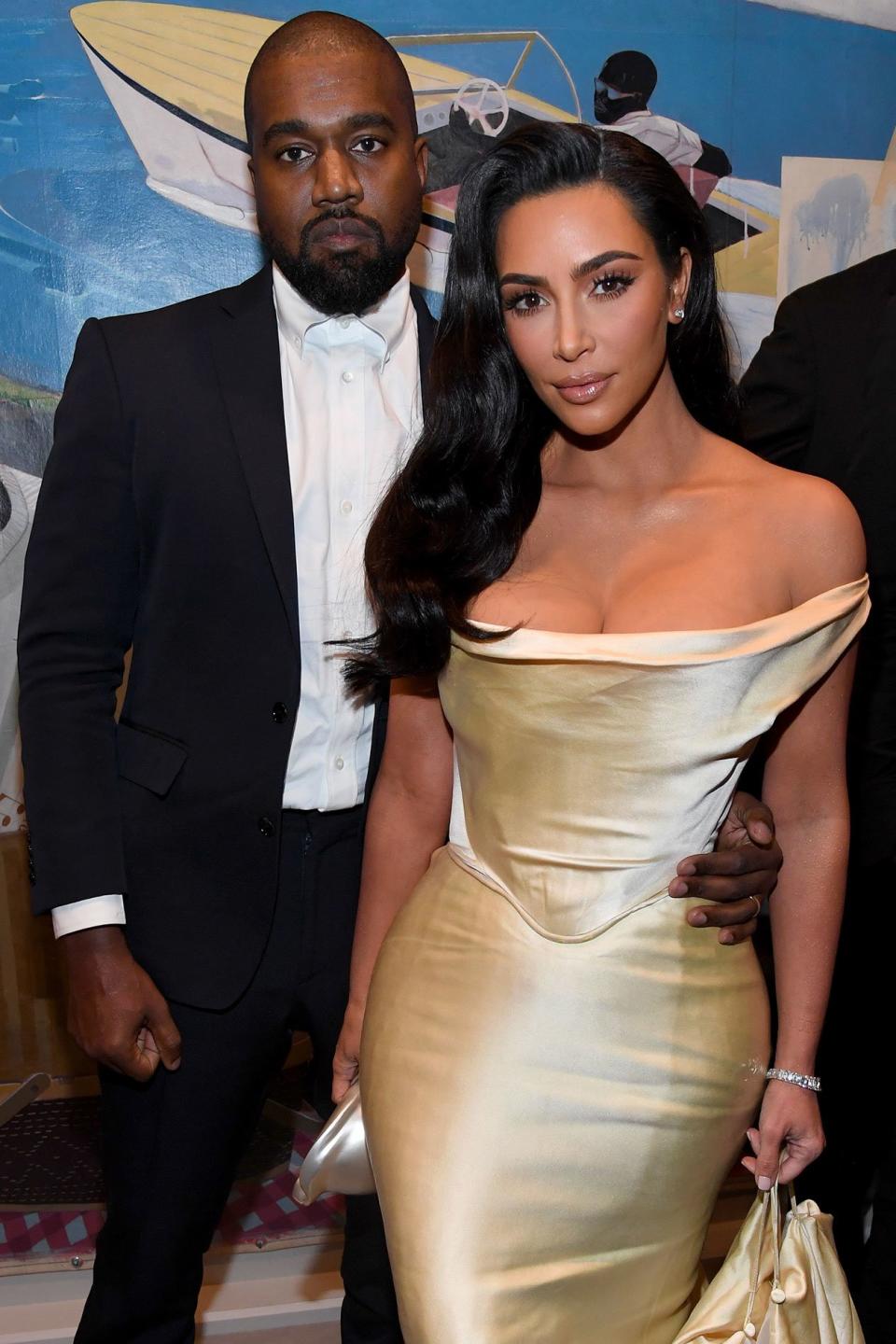 KANYE WEST and KIM KARDASHIAN WEST