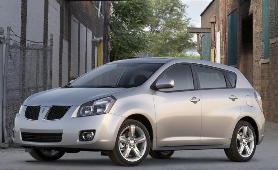 <p>Honda is not the only carmaker with problems related to Takata's faulty airbags. Toyota recalled 32 models for a defective passenger airbag inflator. The Pontiac Vibe, which was manufactured alongside the Toyota Matrix, was also included in the January recall.</p><p><strong>Affected models:</strong> 2009–2010 Lexus ES350; 2010 and 2013 Lexus GX460, IS250C and IS350C; 2010 and 2013 Toyota 4Runner; 2009-2010 and 2013 Lexus IS250, IS350, and IS F; Scion XB, Toyota Corolla and Corolla Matrix; 2009–2010 Pontiac Vibe (pictured) and Toyota Yaris; 2013 Toyota Sienna.</p>