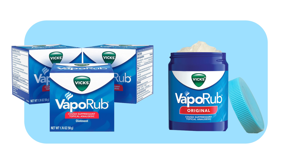 Feeling congested? Vaporub can be a great solution for loosening up pesky mucus.