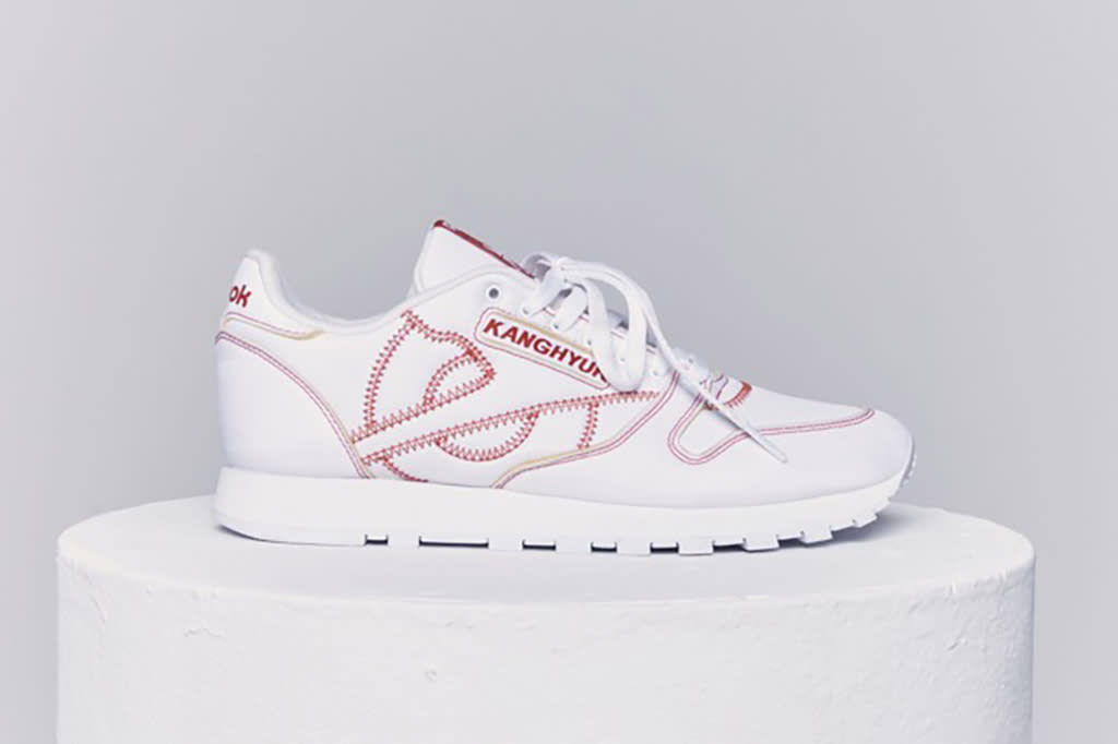 Reebok x Kanghyuk Classic Leather “White/Primal Red.” - Credit: Courtesy of Reebok