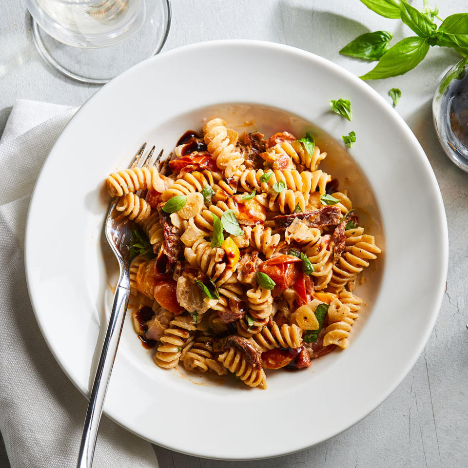 Creamy Bruschetta Pasta