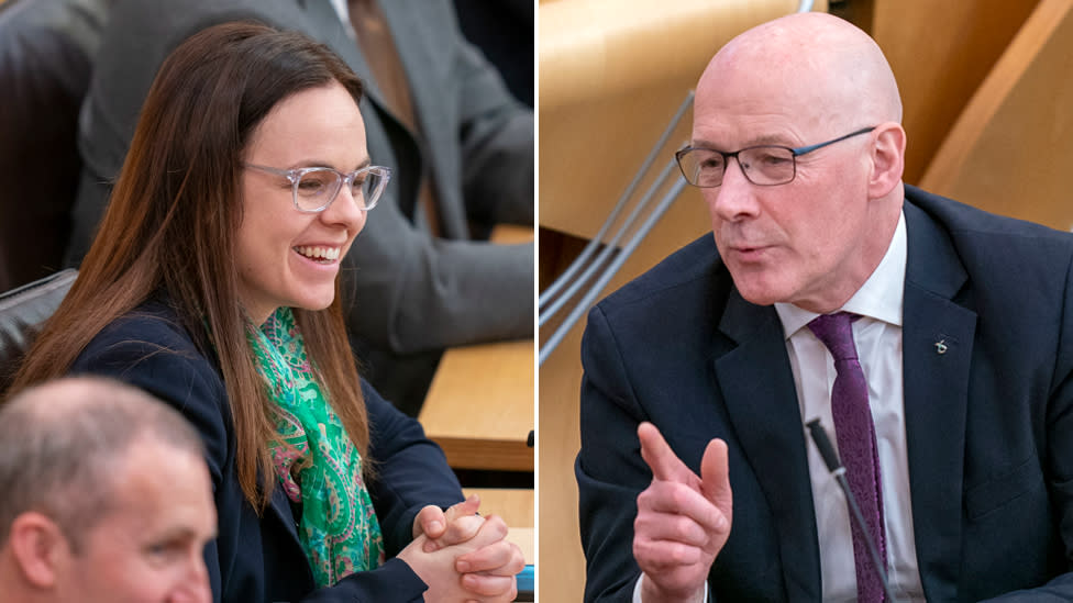 Kate Forbes and John Swinney