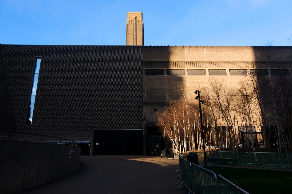 LONDON, UNITED KINGDOM - FEB 02, 2024 -  The Tate Modern Gallery is closed after a man dies falling from the gallery. (Photo credit should read Matthew Chattle/Future Publishing via Getty Images)