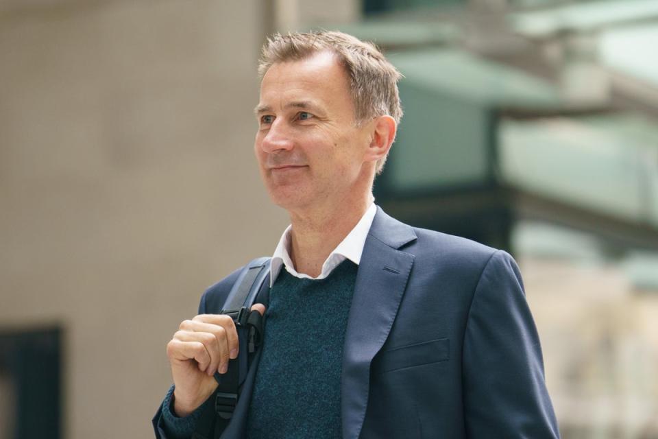 Jeremy Hunt has been knocked out of the Tory leadership race (PA Wire)