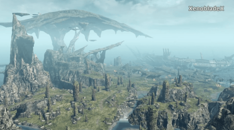 This image is just one small section of one of five continents in Xenoblade Chronicles X