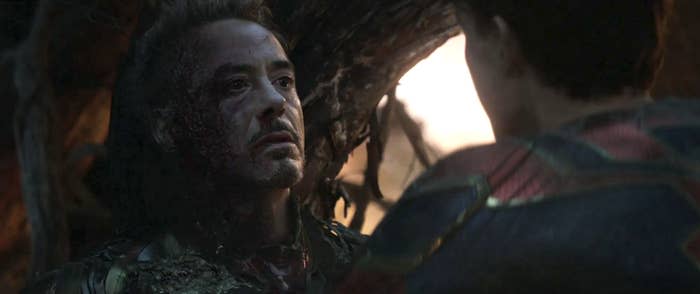 Tony Stark's last scene