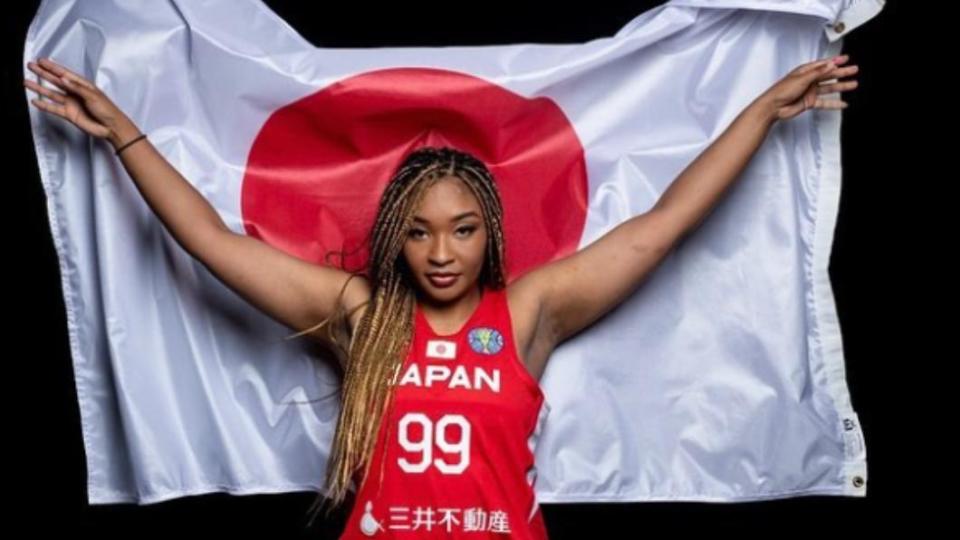 日本女籃選手歐可耶桃仁花與大谷和A子都是朋友。（圖／翻攝自monica_okoye）