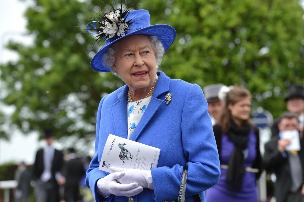 Security: The squatters have been accused of trying to 'peer into the Royal gardens': Ben Stansall/WPA Pool/Getty Images