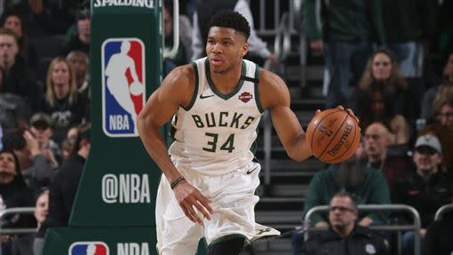 Giannis Antetokounmpo本季率公鹿打出佳績。（圖／翻攝自NBA官方推特）