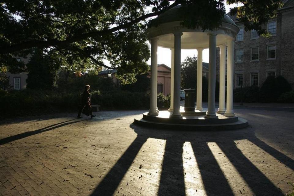 The Old Well on the UNC-Chapel Hill campus.