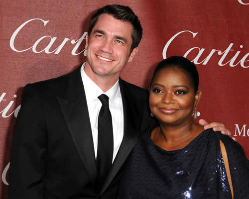 Tate Taylor and Octavia Spencer attend the 23rd Annual Palm Springs Film Festival awards gala on January 7,2012. Photo by Albert L. Ortega, Getty Images