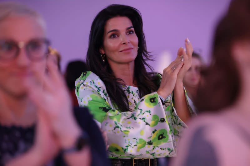 Angie Harmon has accused an Instacart delivery driver of shooting and killing her dog. (Photo by Cindy Ord/Getty Images for Variety)