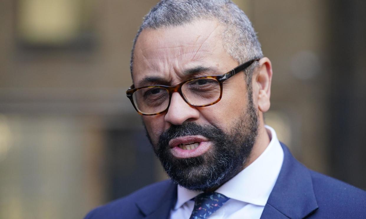 <span>James Cleverly, who terminated David Neal’s job with immediate effect.</span><span>Photograph: Jonathan Brady/PA</span>