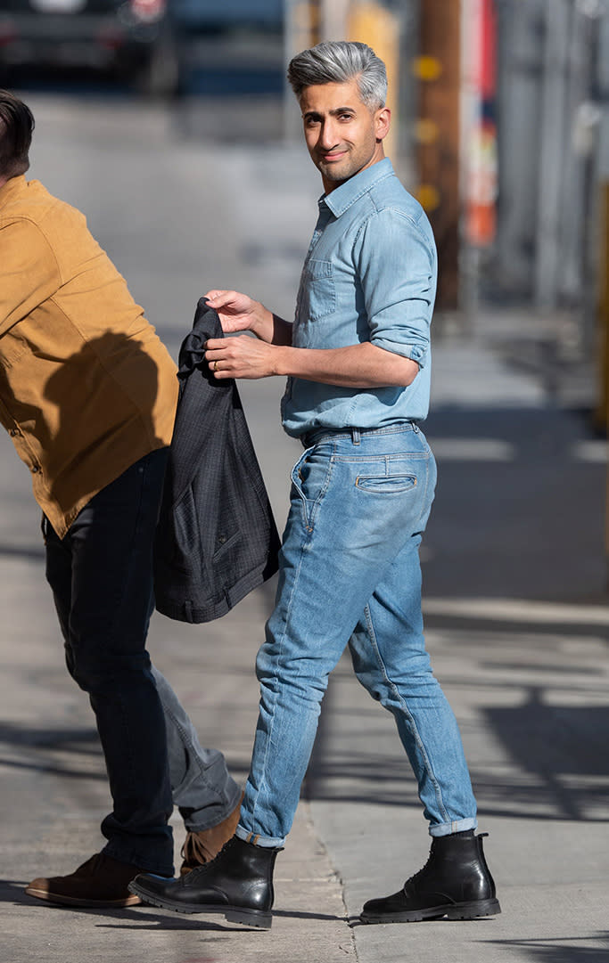 Tan France'Jimmy Kimmel Live' TV show, Los Angeles, USA - 18 Mar 2019