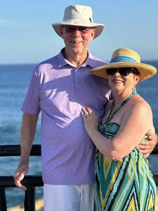 Stan pictured with his wife (Photo Courtesy: Wendy Wells).