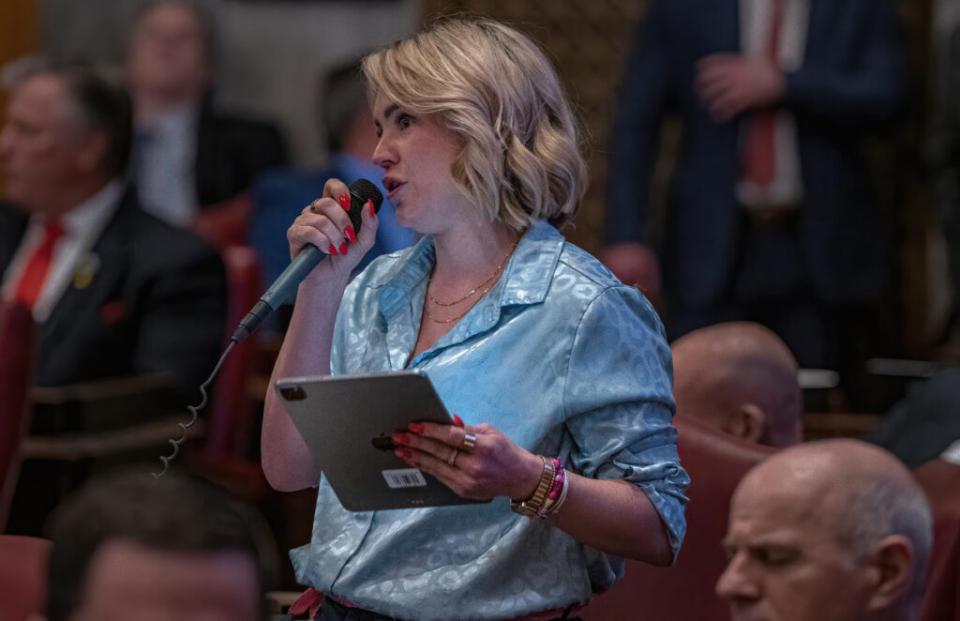 Rep. Aftyn Behn, D-Nashville, sponsored measures to tax corporations at a higher rate, enabling the state to cut Tennessee's grocery tax. (Photo: John Partipilo)