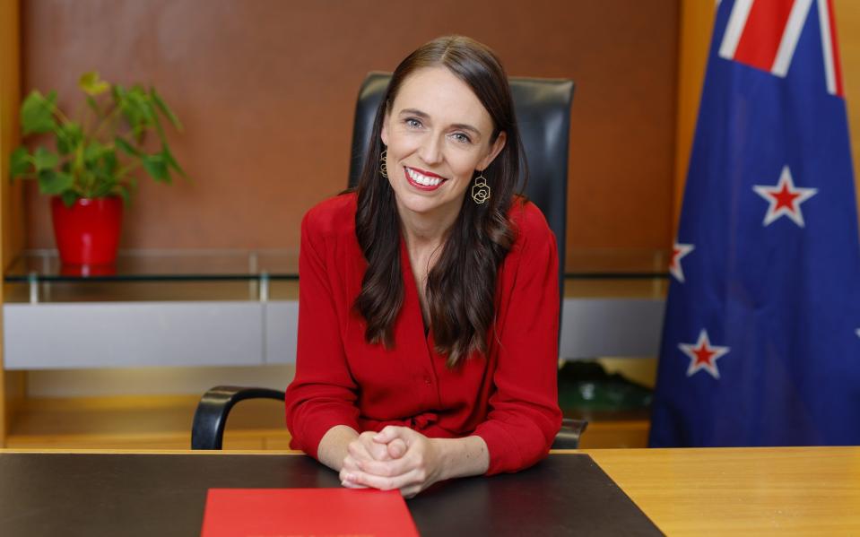 Jacinda Ardern, who resigned earlier this year