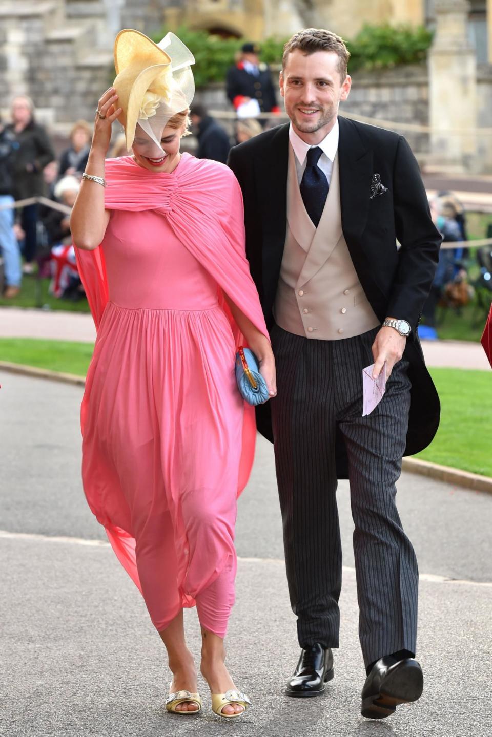 Vibrant: Pixie Geldof in bright pink (PA)