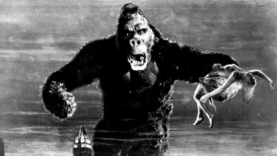a scene from 1933's king kong, a good housekeeping pick for best halloween movies for kids