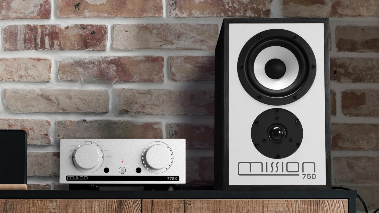  Mission 750 Bookshelf speakers. 