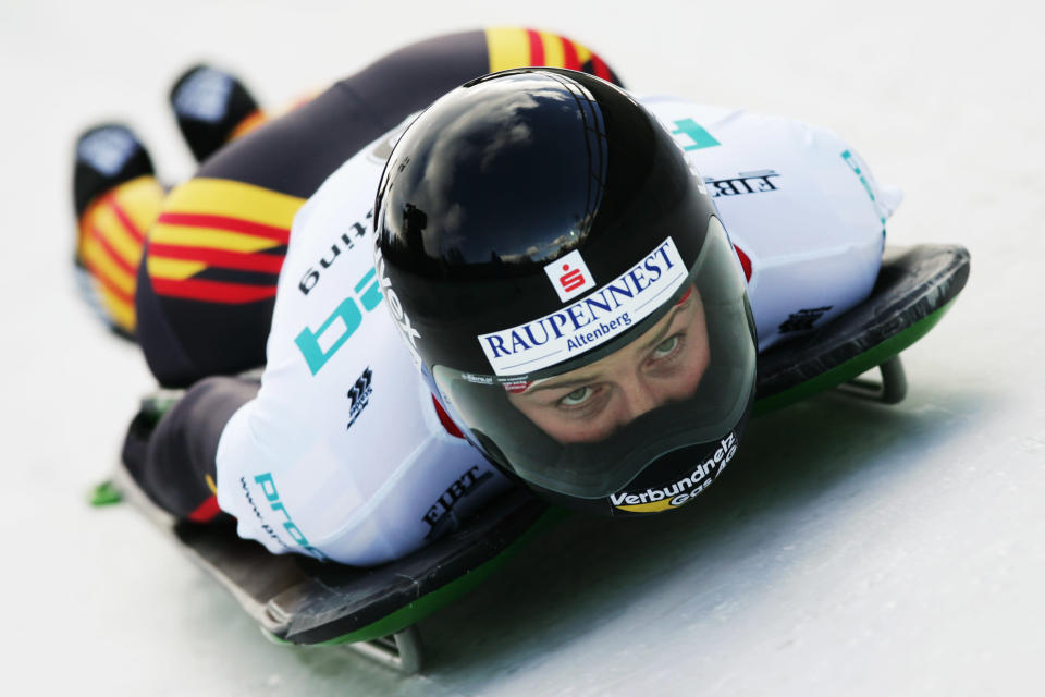 Diana Sartor (Skeleton, Allemagne) Ce ne sont pas neuf semaines de grossesse qui allaient arrêter Diana Startor. Même si son sport est particulièrement dangereux, Startor a participé aux Jeux olympiques de Turin en 2006 et a terminé au quatrième rang!