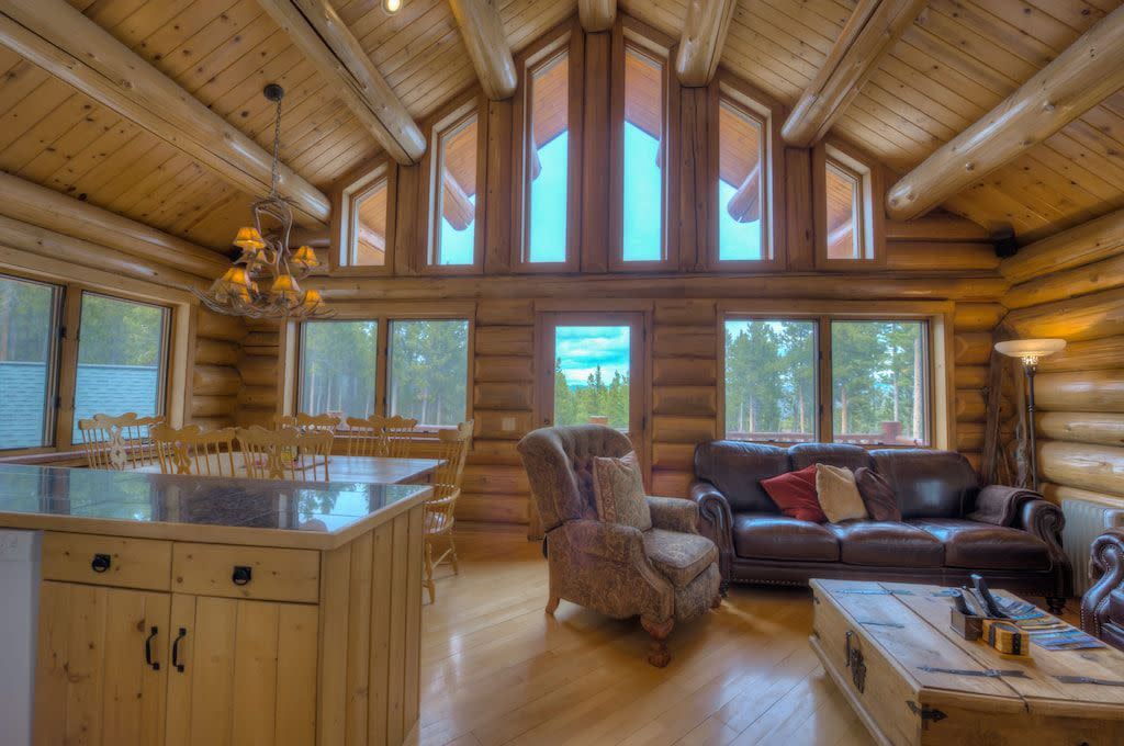 Ski-In, Ski-Out Custom Log Home