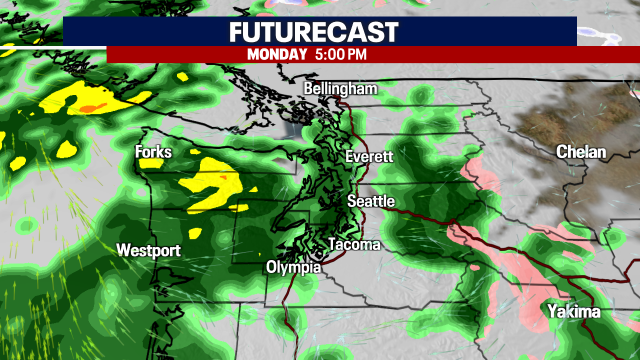 Staying dry until Wednesday night in the Puget Sound area