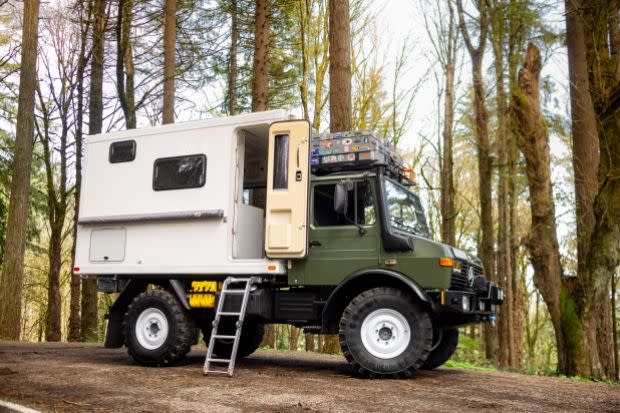 Take Your Overlanding Game To A New Level In This Mercedes-Benz Unimog ...