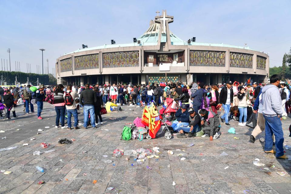 FOTOS | El lado oscuro de la visita a la Virgen de Guadalupe