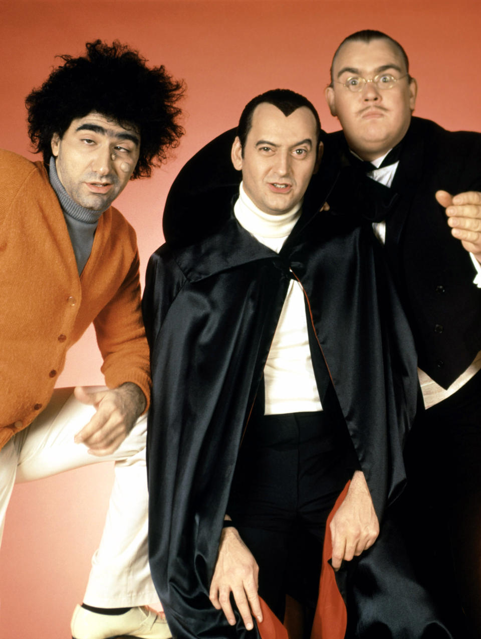 (L-R) Eugene Levy, Joe Flaherty and John Candy from ‘SCTV’