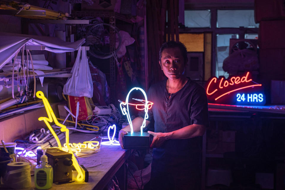 Neon Signs Disappearing Hong Kong (Philip Fong / AFP via Getty Images file)