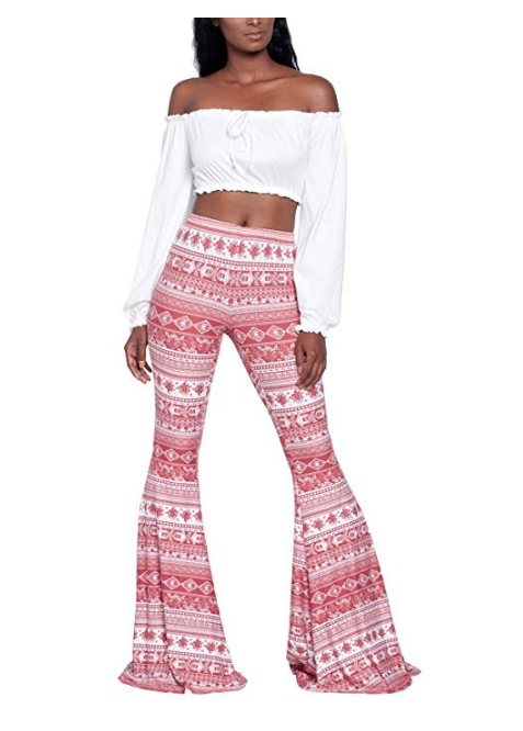 Flare Wide Leg Trousers