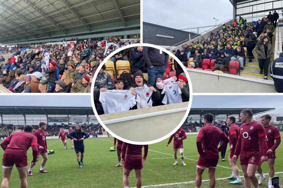 Fans filled the LNER Community Stadium to watch the team prepare <i>(Image: Harry Booth)</i>