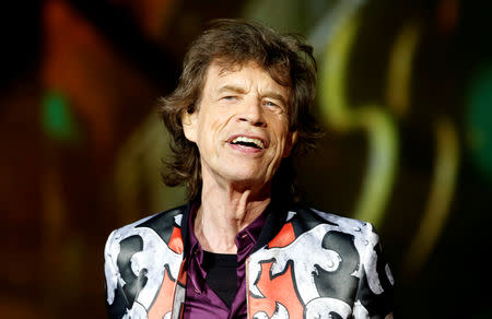 FILE PHOTO: Mick Jagger of the Rolling Stones performs during a concert of their "No Filter" European tour at the Orange Velodrome stadium in Marseille, France, June 26, 2018. REUTERS/Jean-Paul Pelissier/File Photo