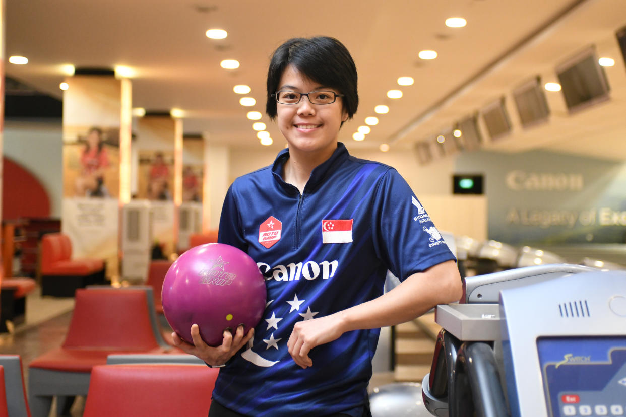 Singapore national bowler Cherie Tan.