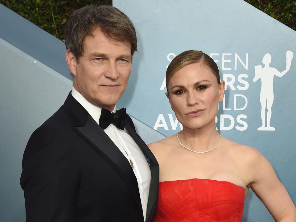 Stephen Moyer and Anna Paquin january 2020