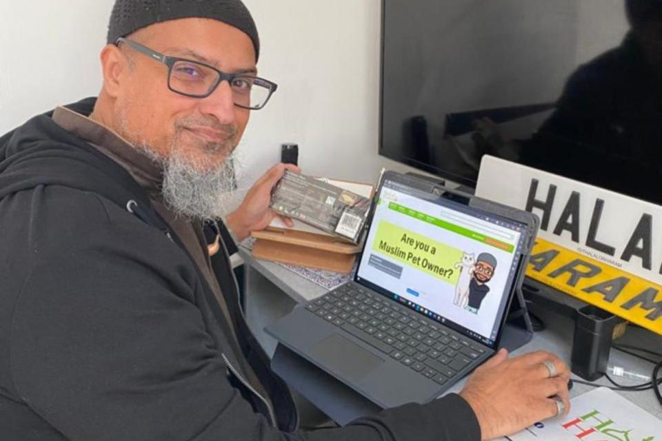 Bradford Telegraph and Argus: Bradford blogger Asif Iqbal who runs the online brand 'Is it Halal or Haram?'