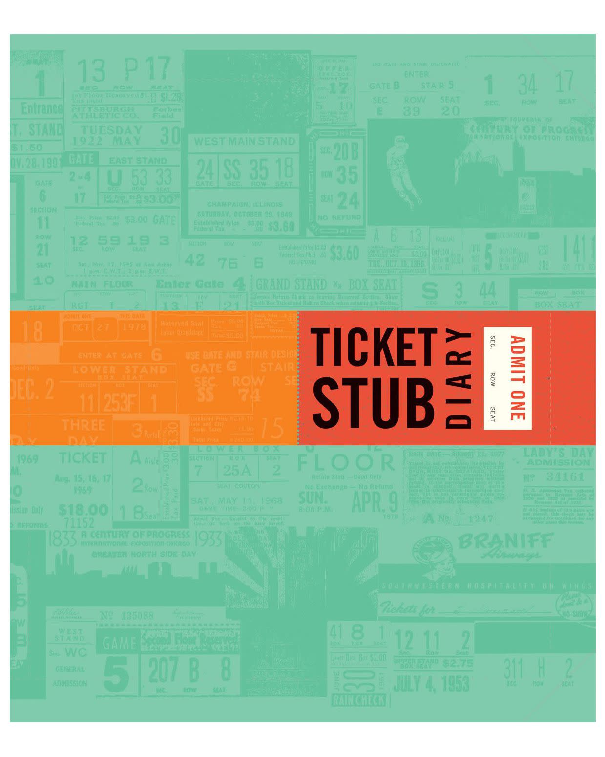 ticket stub diary