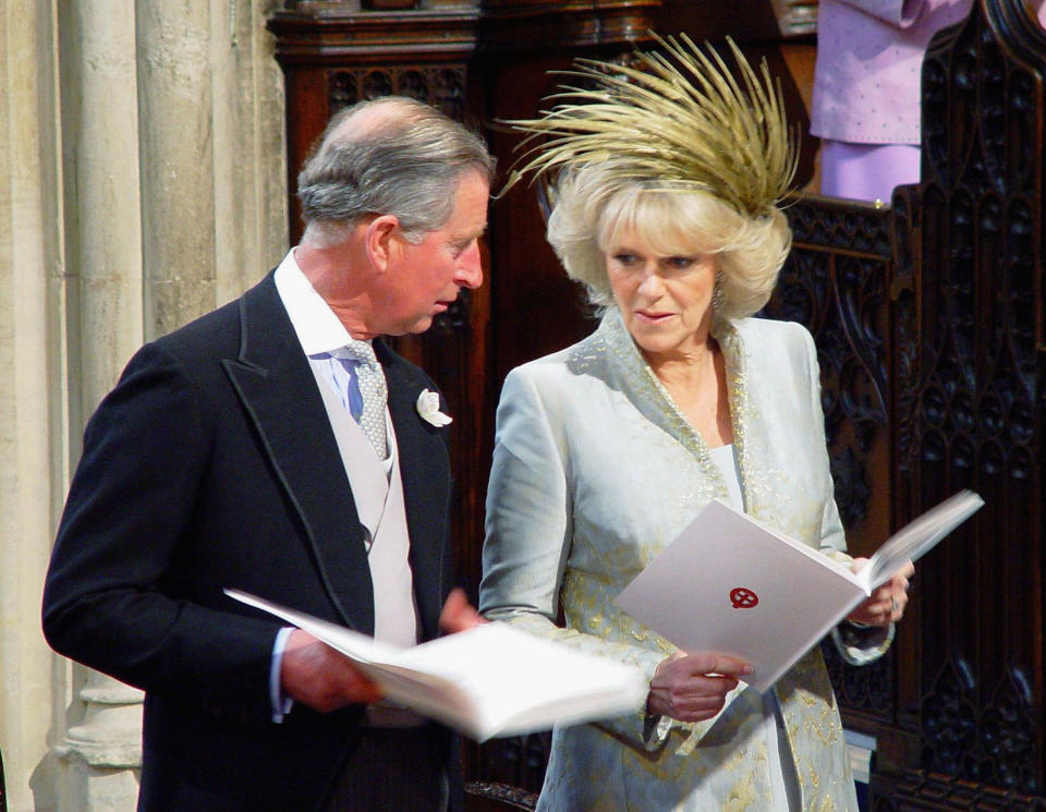 Prince Charles and Camilla Parker-Bowles' 2005 wedding day