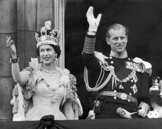 Queen Elizabeth Ii And The Duke Of Edinburgh In 1953