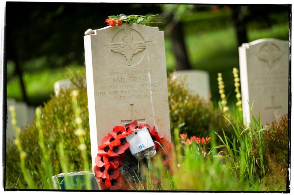 Neil Grose died at the Battle of Mount Longdon aged just 18