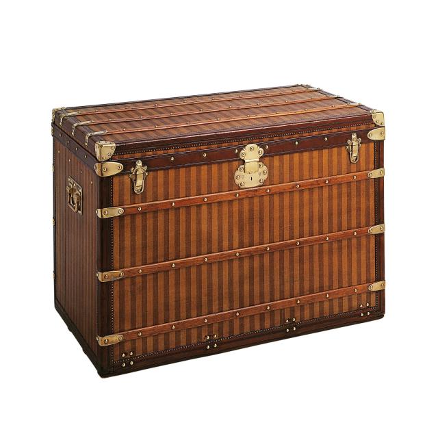 Fashion designer Louis Vuitton designed this writing trunk with an  integrated folding desk for Leopold Stokowski in 1936. It is still on…