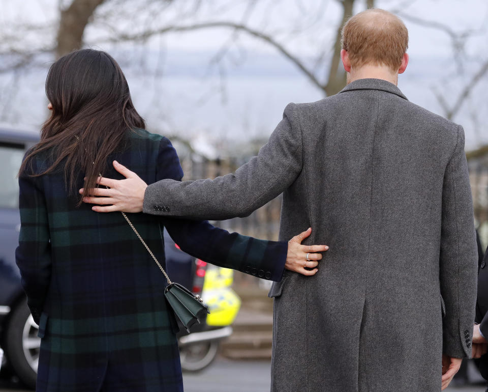 Kensington Palace requested understanding for Meghan Markle and Prince Harry following the announcement he would not be attending the wedding. Source: AP