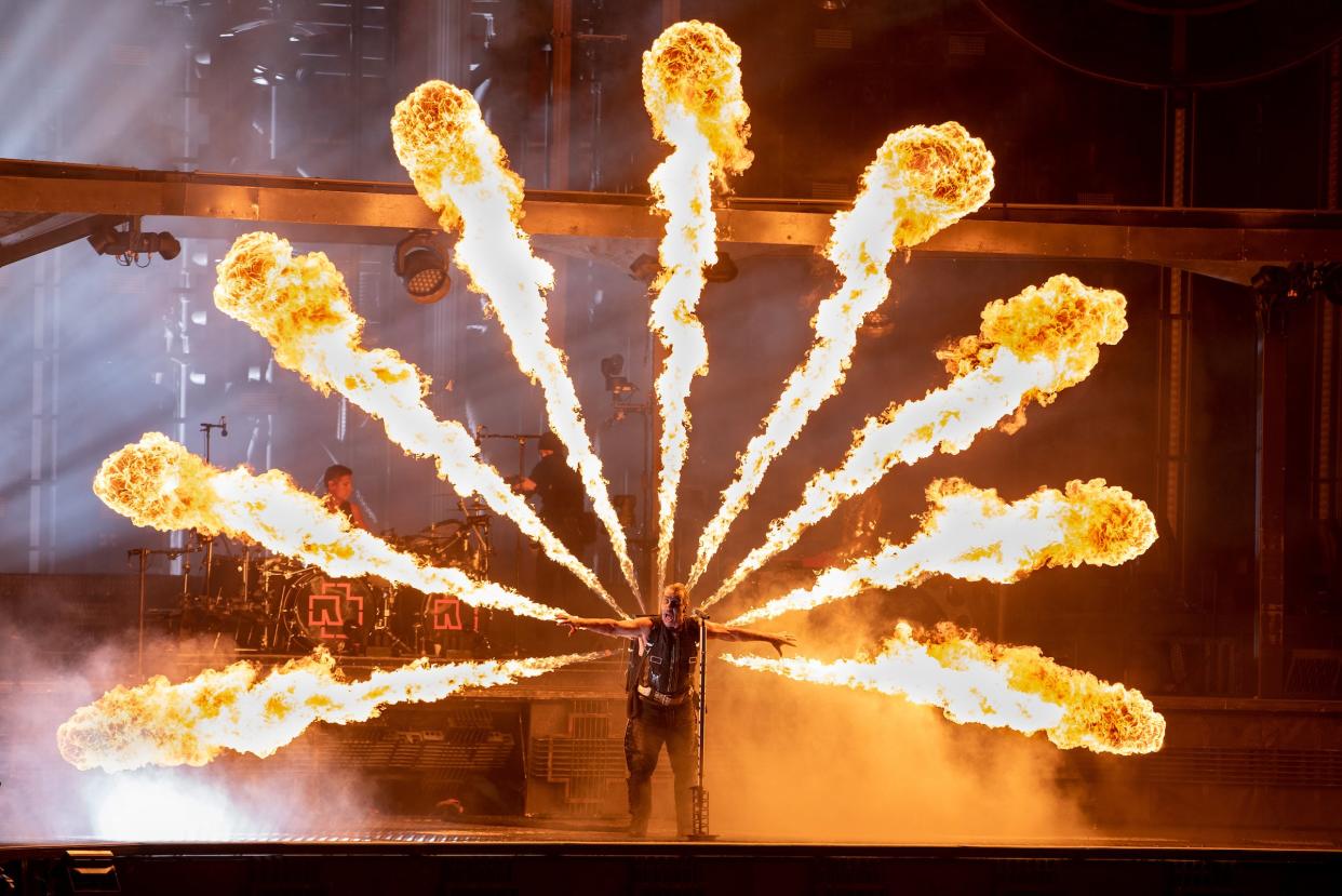 Rammstein Bring Pyro for Wild TV Performance